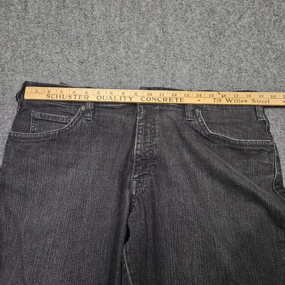 34‎ Heritage Charisma Jeans Altered Size 40x27 Black Comfort Rise Classic Fit - Picture 6 of 8